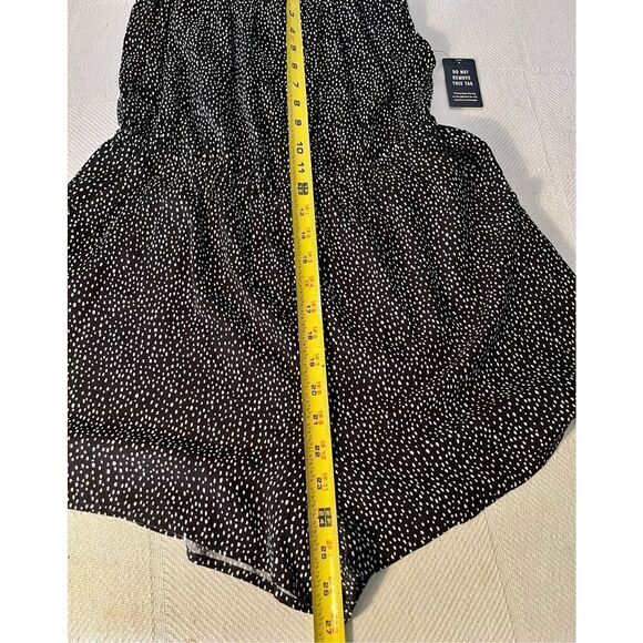 NWT Express Black & White Polka Dot Romper Size Medium -See Detail - Picture 10 of 12